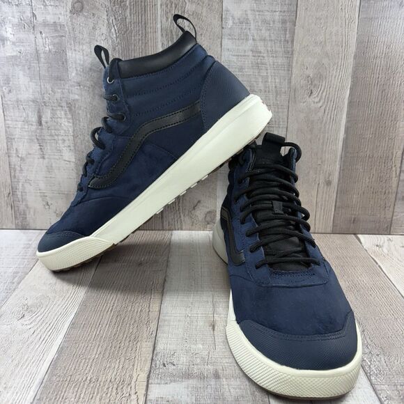 Vans UltraRange MTE Men's 1 Outdoor Sneakers Trail Waterproof High Top Navy Blue - Picture 2 of 14